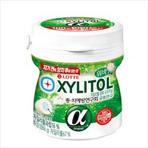 롯데제과 자일리톨 알파 오리지널 86g (용기), 1개