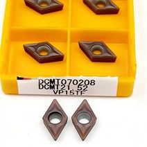 카바이드 인서트 CNC 선반 커터 공구 DCMT 070204070208 절단 VP25TF US735 UE6020, 06 DCMT070208 US735, 1개