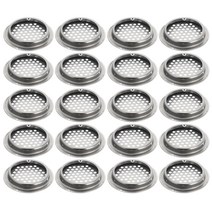 배기 환풍기 20pcs 공기 환기 찬장 그릴 세트 옷장 순환 부품에 대 한 스테인레스 스틸 슬롯