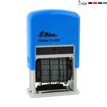 [정품] 고무인닷컴 SHINY S-400 S400 날짜 회전인 변경 자동 스탬프 도장 Date Stamp 스템프 고무, 청보라
