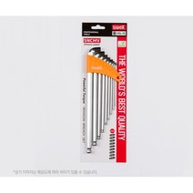스웰 HSL-9S SWEEL 짧은 목 엑스트라 롱 볼 육각렌치 세트, 단품