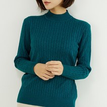 블루종 블루종 펄케이블짜임하프넥니트_B2211KN243D