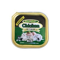 퍼피프랜드 사각캔 닭가슴살 100g X 24개 통조림사료애완동물간식애견간식강아지훈련간식닭가슴살캔, 퍼피프랜드 사각캔 닭가슴살 100g X 24개 /통조림