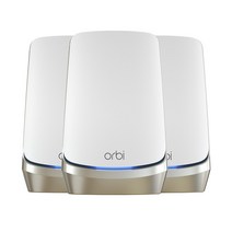 넷기어 오르비 10기가 RBKE963(3Pack) WiFi 6E 쿼드밴드 무선메시와이파이 증폭기 10G 인터넷 공유기 AXE11000, 화이트