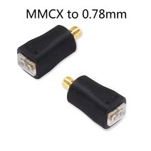 OKCSC HIFI 헤드폰 플러그 MMCX JH HD580 3.5mm-0.78mm 금도금 이어폰 인터페이스 변환 핀 커넥터 1 쌍, [04] MMCX to 0.78mm