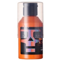 매니큐어 ophir 100ml 전문 붓는 아크릴 페인트 유체 마블링 페인트 아티스트 diy 아트 용품 36 색, 7호 오렌지