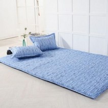두꺼운 요 매트 바닥까는 손님 이불 세트 솜요 펜션 손님용 이부자리 바닥용 1인용 2인용