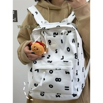 프린트백팩 오리지널제작 여성 팬시 경량 일찍이 팔인 오피스 대학생 차 안 책가방 4997524676