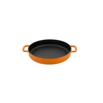 COMBEKK 콤벡 수셰프 더블핸들 주물프라이팬, 오렌지x1, 28cm