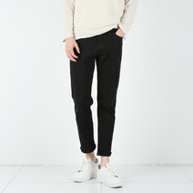 데님공방 남성용 생지 스판청바지 테이퍼드핏 원워싱 데님팬츠