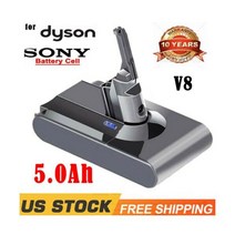 다이슨 21.6V 5000mAh V8 배터리 앱솔루트 무선 진공 청소기 리튬 이온 SV10용