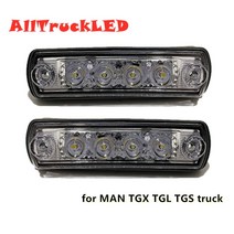 24V LED 선 바이저 조명 TGX TGL TGS 트럭 선 바이저 램프 OEM 81252606121 남자 택시 조명 2 개입, 01 24v