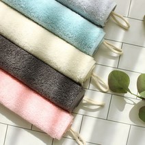 아트박스/어메니티타올 40수 코마사 무형광 주방타올 고리수건 70g 5장 세트, 라이트그레이 5장