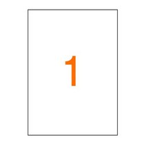 [102251]잉크젯 투명라벨(IC-3130/5매/1칸/폼텍)