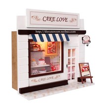 DIY 미니어처 하우스 세트장, CAKE LOVE