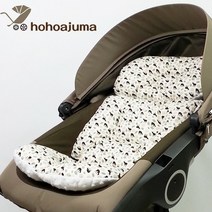 호호아줌마 극세사 유모차시트, 초코초코