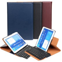 [갤럭시노트10.1 2014에디션] AZA 블루투스 키보드 케이스 가죽 360도 회전형 p600/p605 아자케이스, 갤럭시노트10.1 2014에디션 (p600/p605) 전용, 블랙
