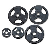 [아미쿠스] 3구 블랙 고무중량원판(홀지름50mm) 105kg 세트/역기원판/벤치프레스/바벨세트