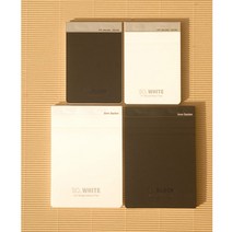 데이스토리 1000 프리미엄 메모패드 5mm 방안유선 F7 ARMP 411 83x121mm 70매 흑색 백색, S319163-흑색