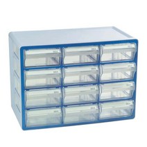 부품정리함/CA-507RED/CA-507BLUE/문구정리함/12칸정리함/사무정리함/사무용품/, CA-507BLUE