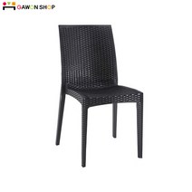 가원 MISTY 의자 플라스틱의자, 블랙, 1개