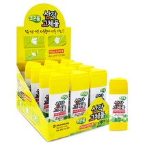 조은풀 삼각 고체풀, 12g, 12개입