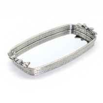 화장품정리모음전, 리본직타원거울쟁반(주석소)