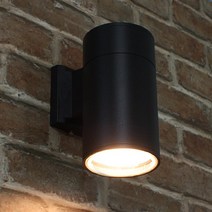 조명1번지 켄트 벽등1등 (외벽등) 외부등, 블랙-LED램프9W(주광색-흰빛)