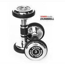 파워헬스산업 pvc아령, 18kg, BLACK, 1개