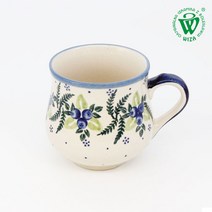 아티스티나 비자 폴란드 라인 머그컵, 154-157 블루베리, 1개, 1개