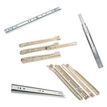 철부자 서랍레일 백색레일 2단레일 3단레일 광폭레일, 2단레일 (날개형) 300mm (2개 1조)