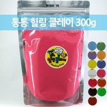 초이문구 통통 힐링 클레이 300g, 녹색