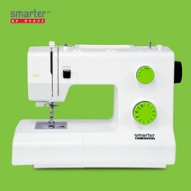 파프미싱 SMARTER BY PFAFF 140s 재봉틀, SMARTER 140s, 화이트/그린