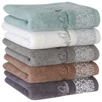 아놀드파머 럭셔리 세면타올 200g, 연회색 5장