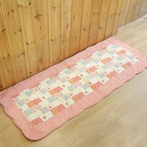 더고운매 퀼트 발매트 60*40 / 키친매트 135*50, 러블리