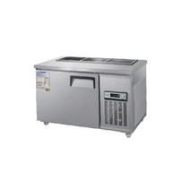 우성 업소용 찬밧드 냉장고 4자 반찬 테이블 WS-120RBT 앞작업대, WS-120RBT/올스텐