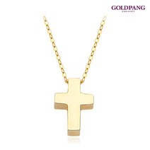 골드팡 14k/18k 심플크로스 목걸이