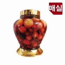 용천자연유리 담금주병 매실 6리터, 4개