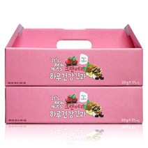 하루건강견과 크랜베리요거트 선물세트 하루견과선물세트, 2box, 크랜베리 20gx25봉, 50봉