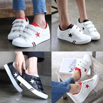 강북오빠 여성용 별 밴드 스니커즈