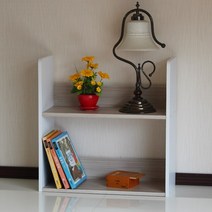 양지책장 다꼬자600 수납2단 책꽂이 2단 정리선반 진열장 틈새책장 책꽂이 공간정리 파스텔색 소품정리 책정리 동화책, 백색+워시