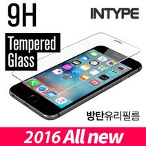 인타입 방탄강화유리필름 아이폰6 6S 5S SE, 1개