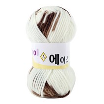 마마니트 울에이스 털실, 밤색혼합