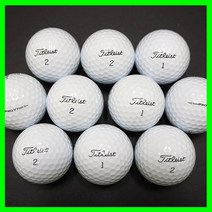 타이틀리스트 PRO V1 3피스 로스트볼, 화이트 A급, 10개