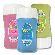 티티경인 아쿠아 220ml 대용량 물감 유아물감, $HPK_티티아쿠아 220ml : 초록색, 1개