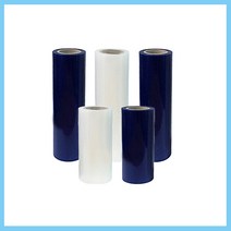 보호테이프 청보호 투명보호 랩핑용 스트레치필름 첨착테이프, 투명100cm x 1롤