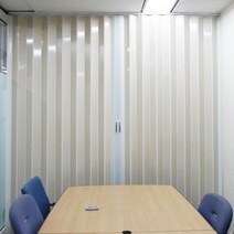 리빙텍스 홀딩도어 자바라 D타입, 07.홀딩 D-이중 미색, 개폐방식-4.양중개