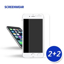 펄스코리아 스마트폰 액정보호 필름, 강화유리 2매+후면 2매