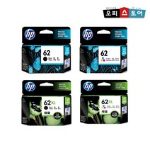 HP No.62 정품잉크, 대용량 검정