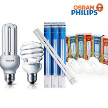 필립스 오스람 삼파장 PL램프 전구, 18-1. PL-C 4P 18W (주광색-흰빛), 1개